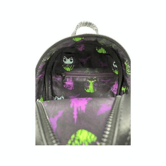 Loungefly Disney Maleficient Glow in the Dark Dragon Mini Backpack - Picture 5 of 5